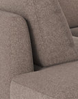Ecksofa Corwin 5-Sitzer, braun