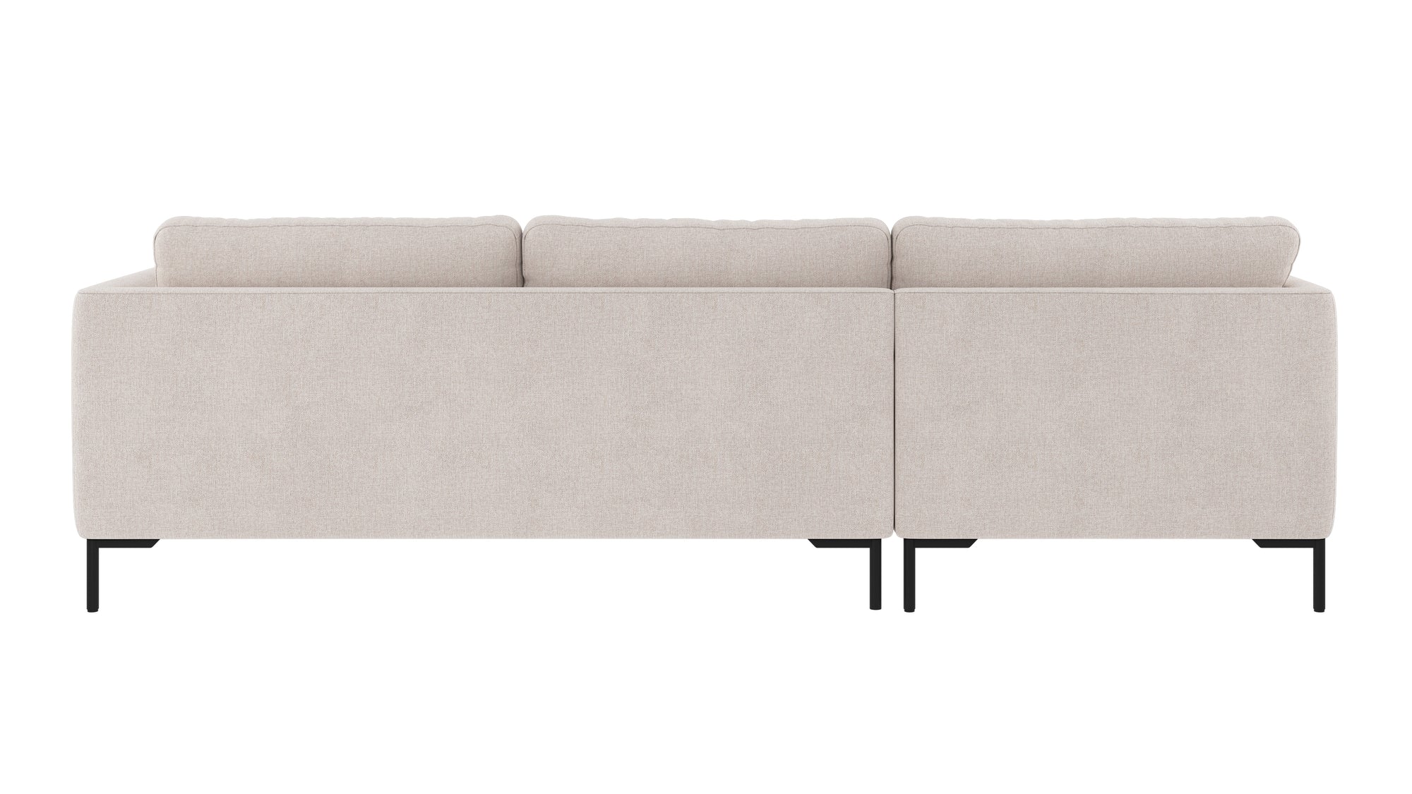Ecksofa Corwin 3-Sitzer, hell-beige
