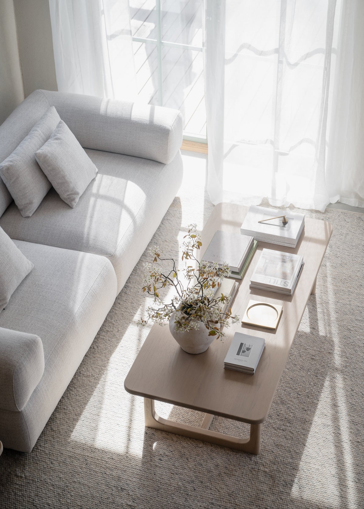 Lounge Sofa Nero 3-Sitzer, hell-beige – timbershome