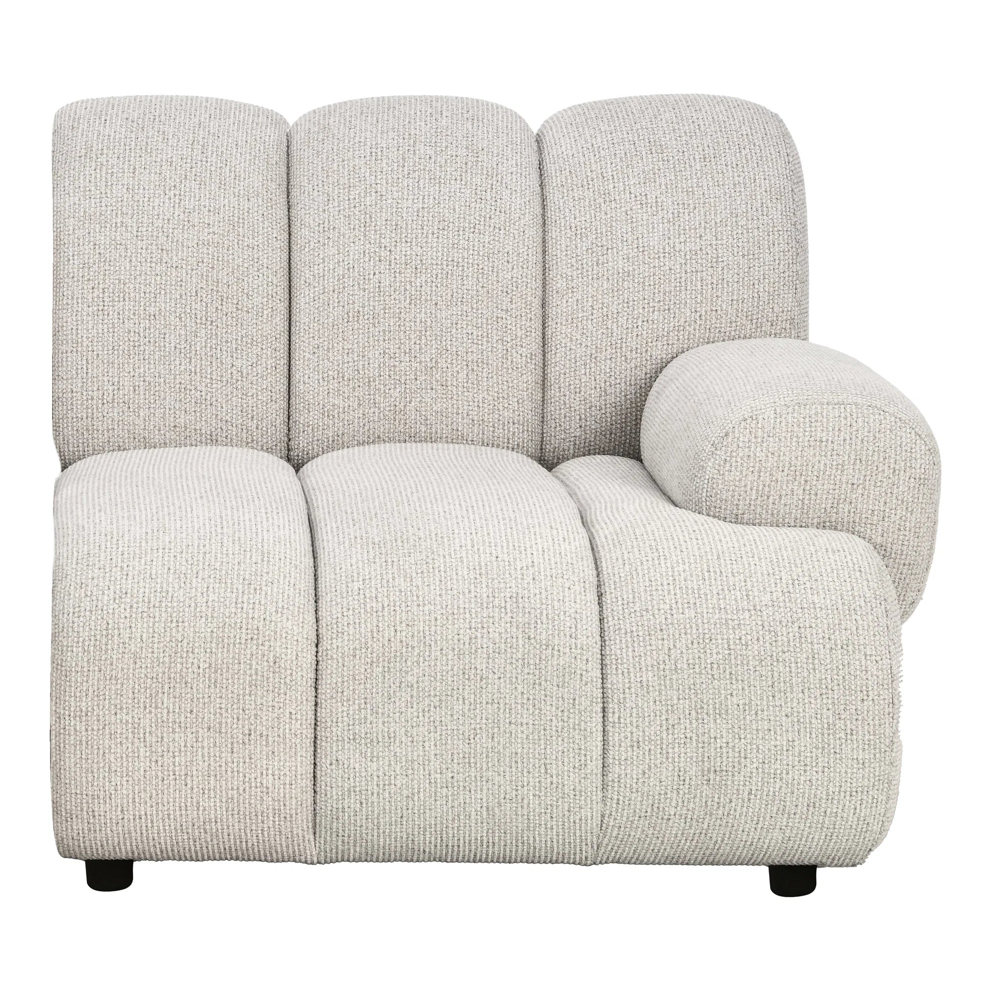 Loungesofa Modul Cloud Ecke rechts, sandfarben