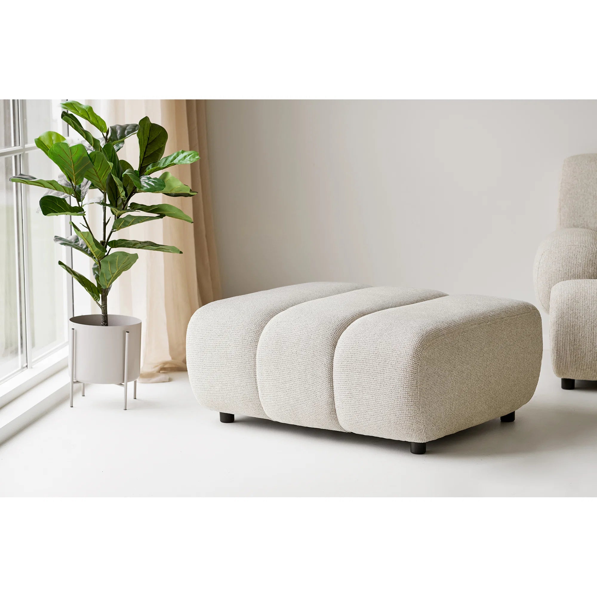Loungesofa Modul Cloud Hocker, sandfarben