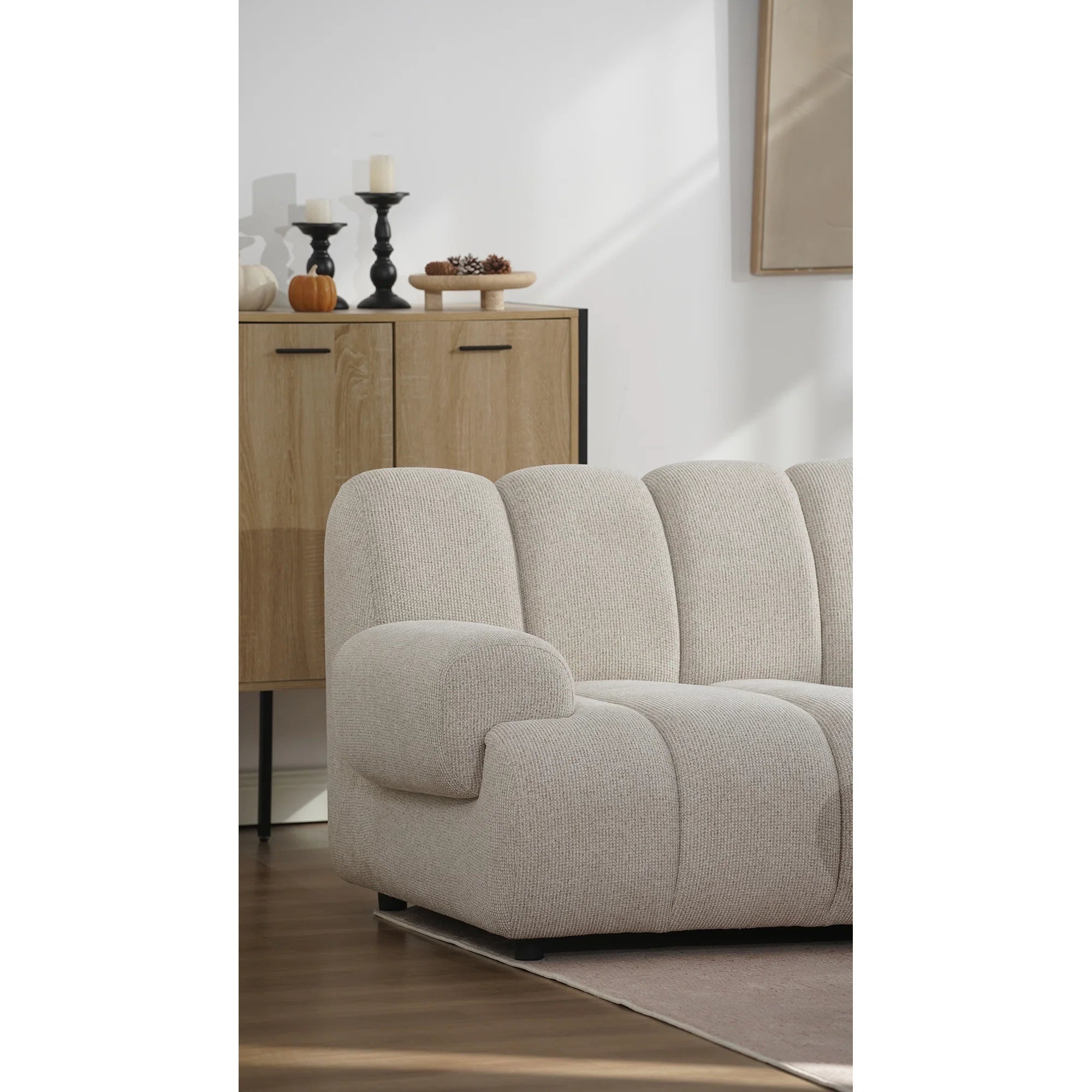 Loungesofa Modul Cloud Ecke links, sandfarben