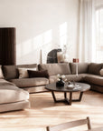 Loungesofa Modul, braun
