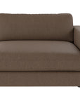 Chaiselongue Ecke rechts, braun