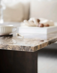 Coffeetable Marmor, braun