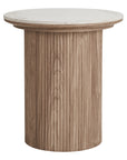 Couchtisch mit Keramikplatte, ø45cm