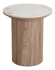 Couchtisch mit Keramikplatte, ø45cm