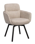 Polsterstuhl Rosell mit Armlehne beige