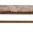 Coffeetable Marmor L135cm, braun