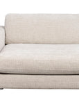 Chaiselongue Ecke links, hellgrau