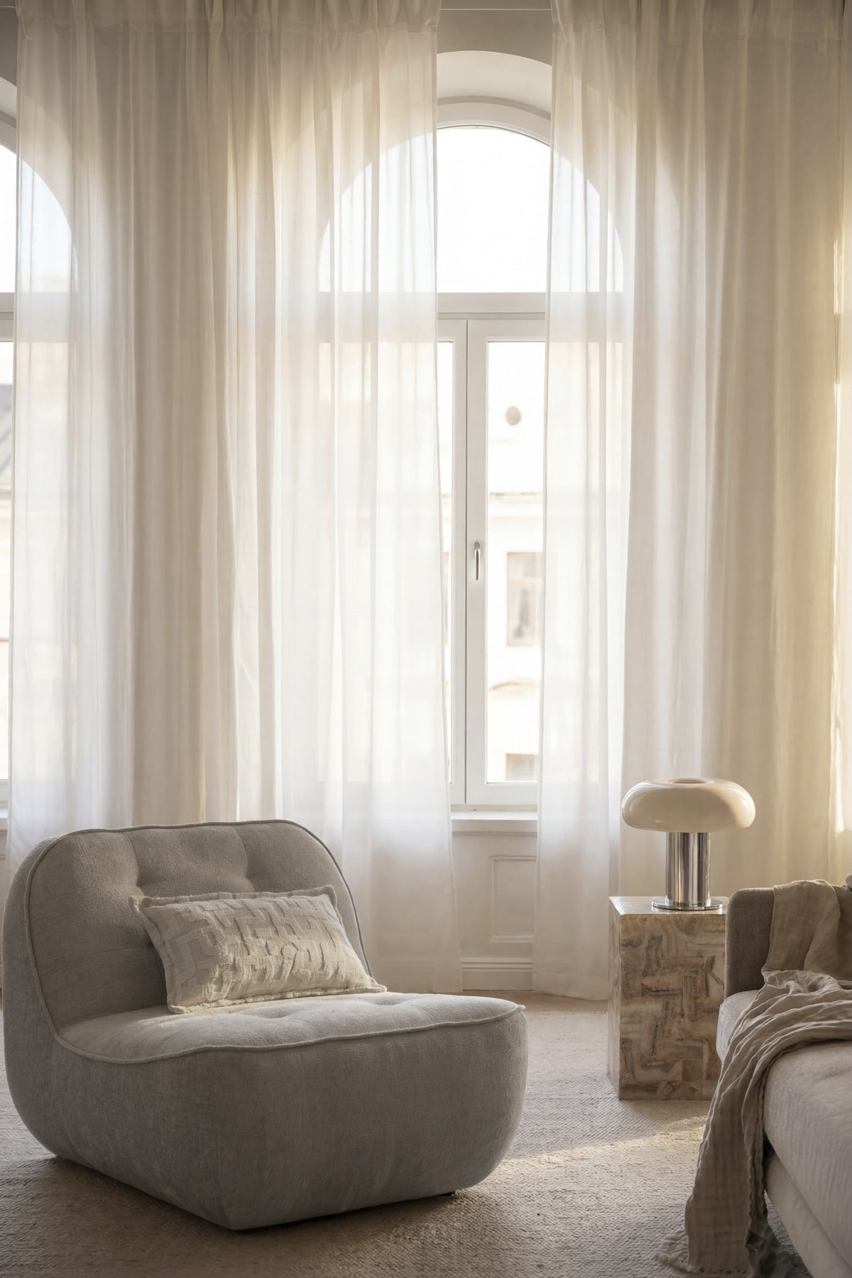 Loungechair hellbeige
