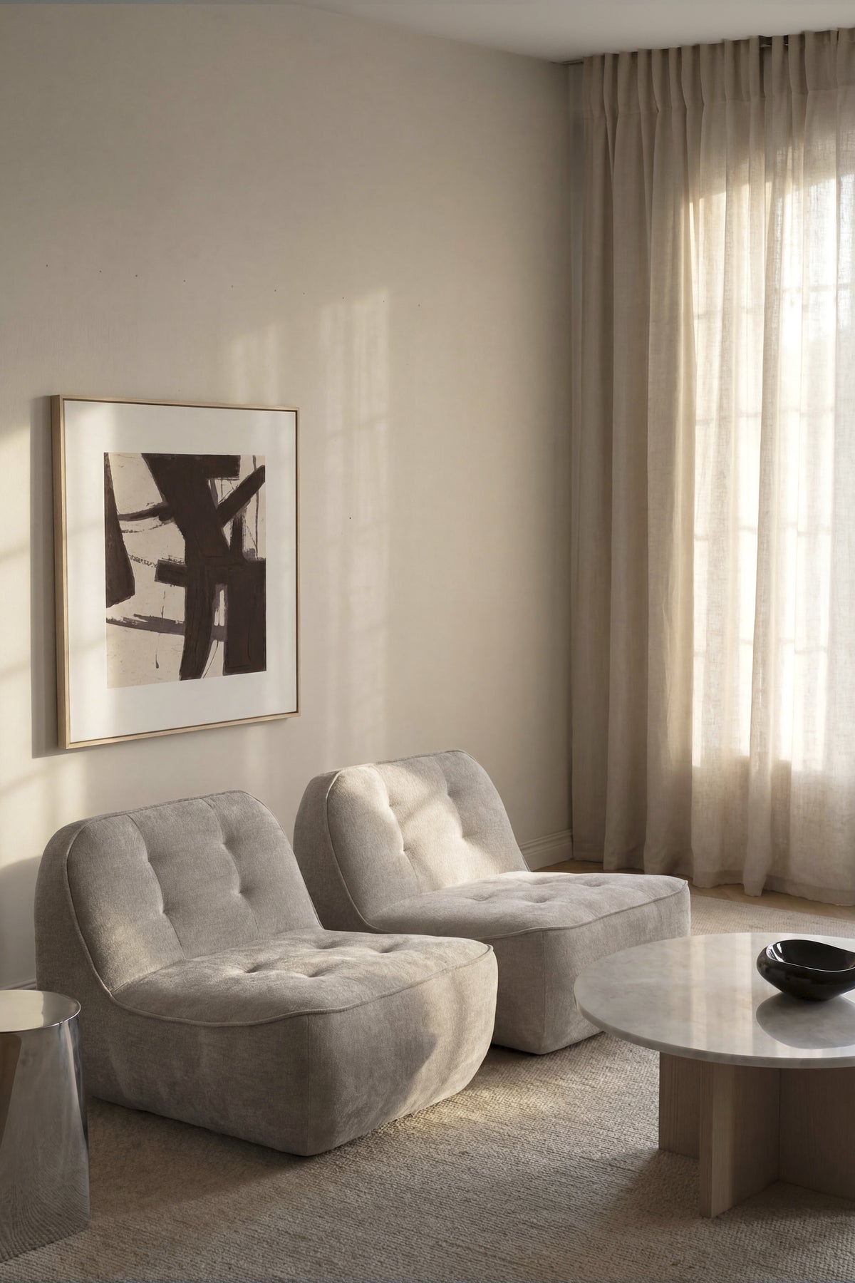 Loungechair hellbeige
