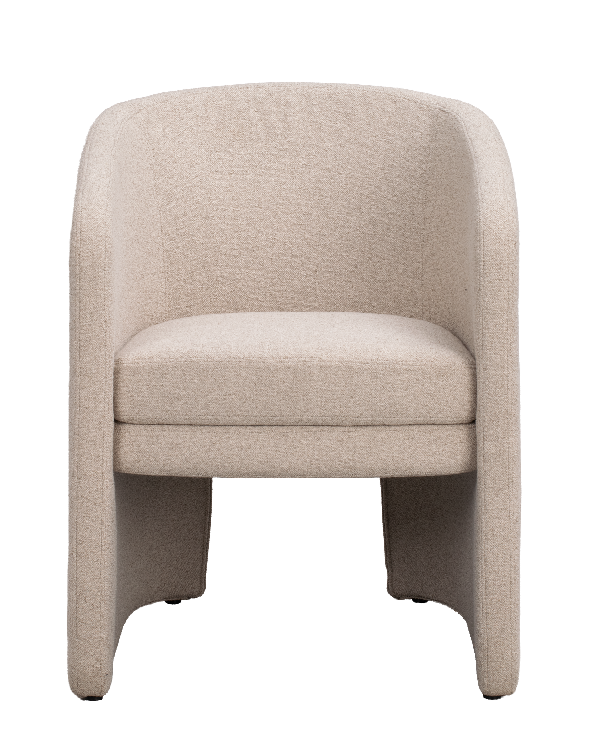 Polsterstuhl Boucle, beige