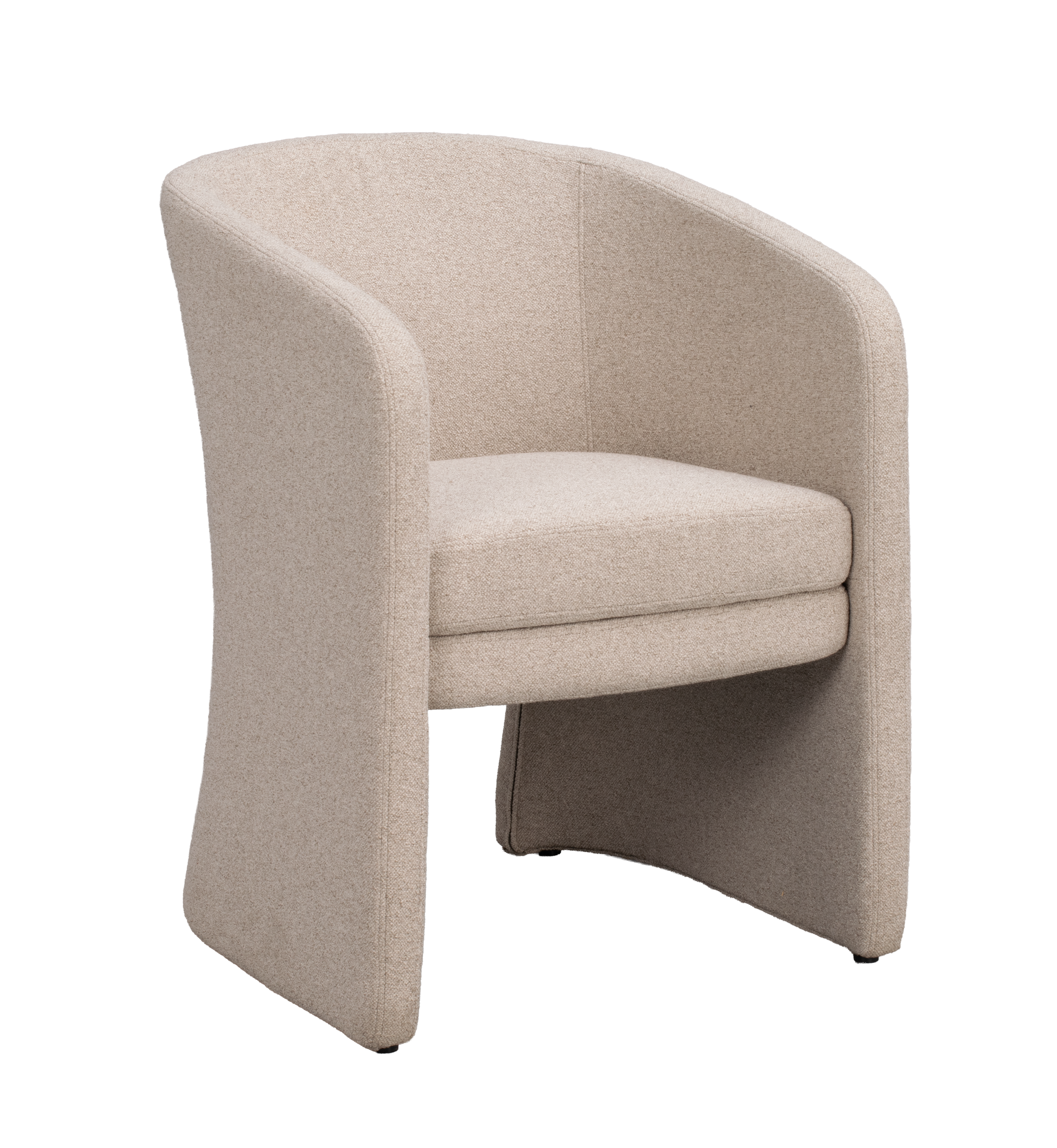 Polsterstuhl Boucle, beige