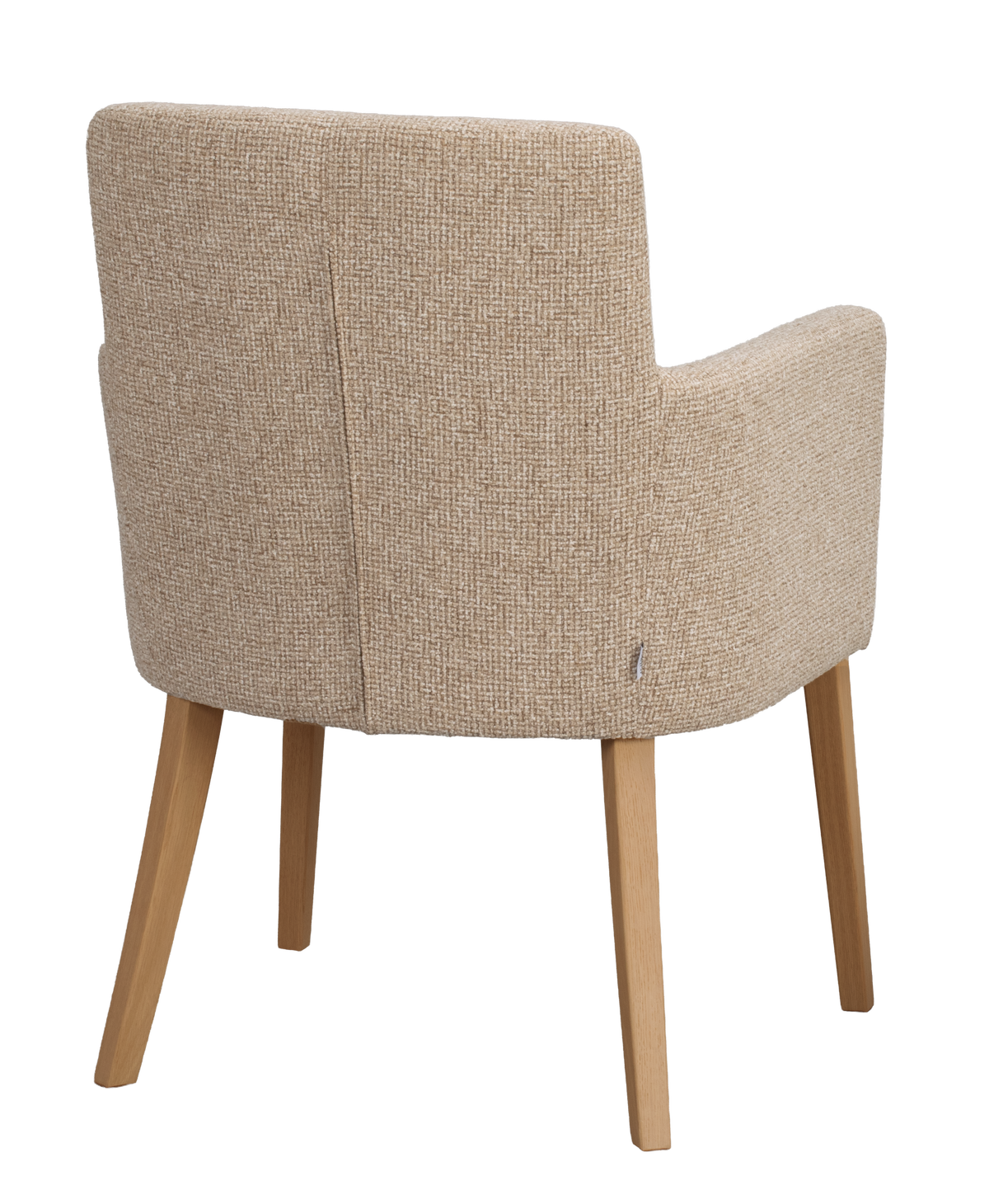 Polsterstuhl Hudson beige, Eiche geölt