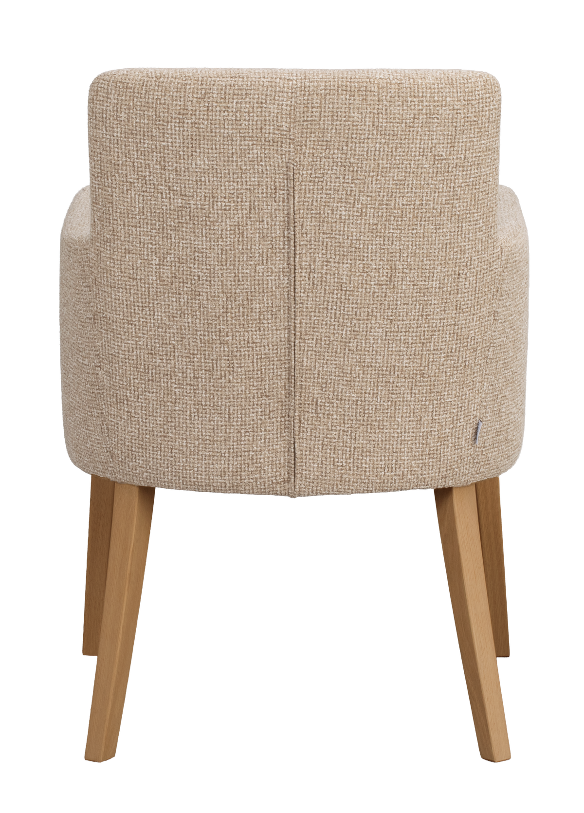 Polsterstuhl Hudson beige, Eiche geölt