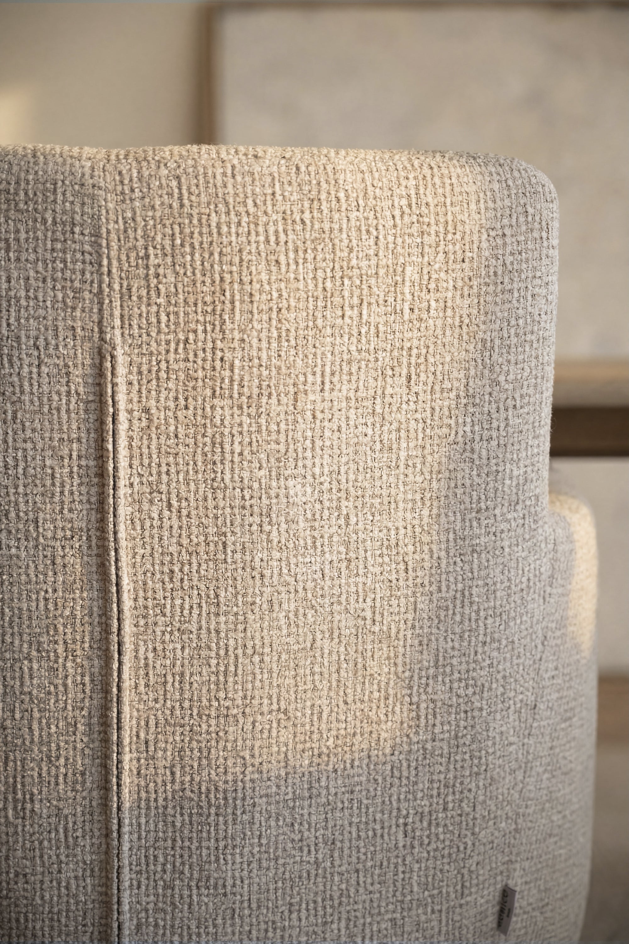 Polsterstuhl Hudson beige, Eiche hell