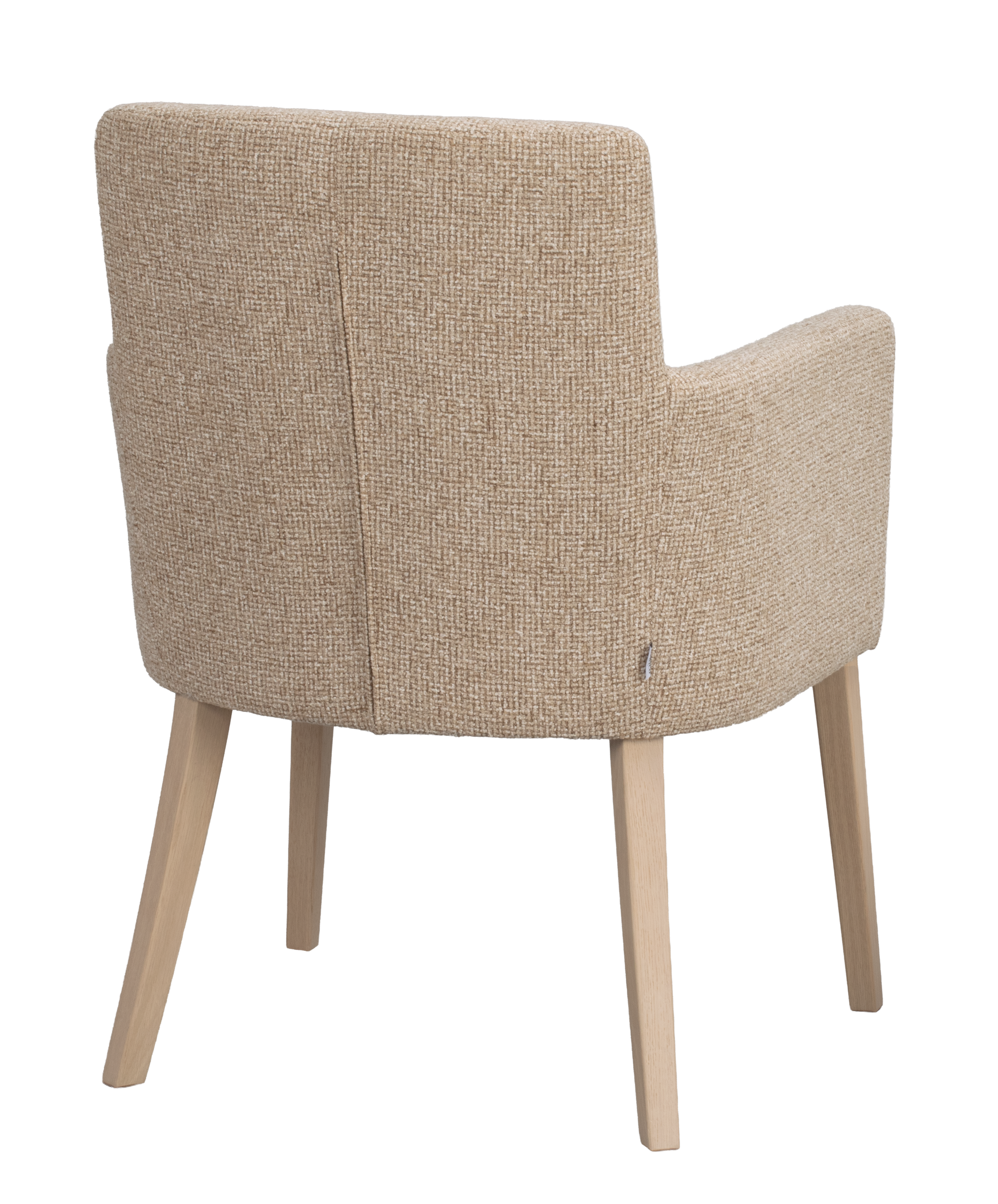 Polsterstuhl Hudson beige, Eiche hell