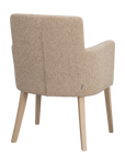 Polsterstuhl Hudson beige, Eiche hell