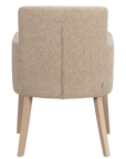 Polsterstuhl Hudson beige, Eiche hell