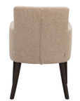 Polsterstuhl Hudson beige, Eiche braun