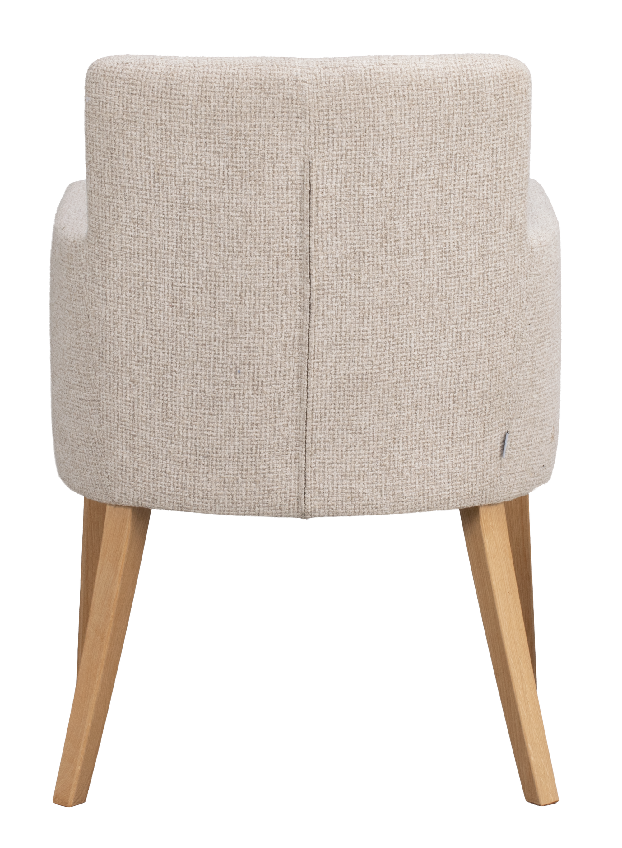Polsterstuhl Hudson hellbeige, Eiche geölt
