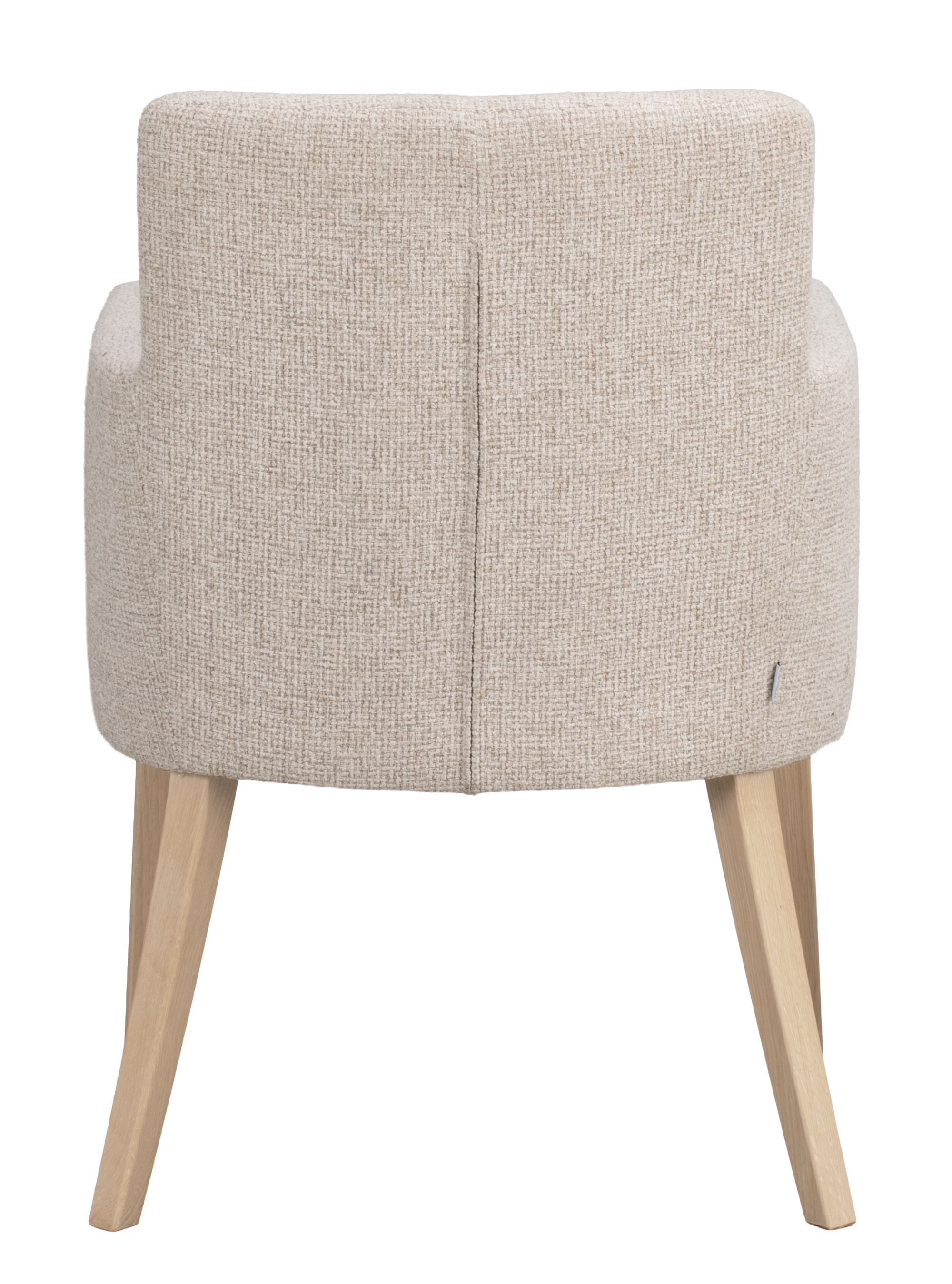 Polsterstuhl Hudson hellbeige, Eiche hell