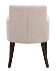 Polsterstuhl Hudson hellbeige, Eiche braun