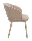 Polsterstuhl June beige, Eiche hell