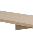 Ansteckplatte 50x100cm, Eiche hell
