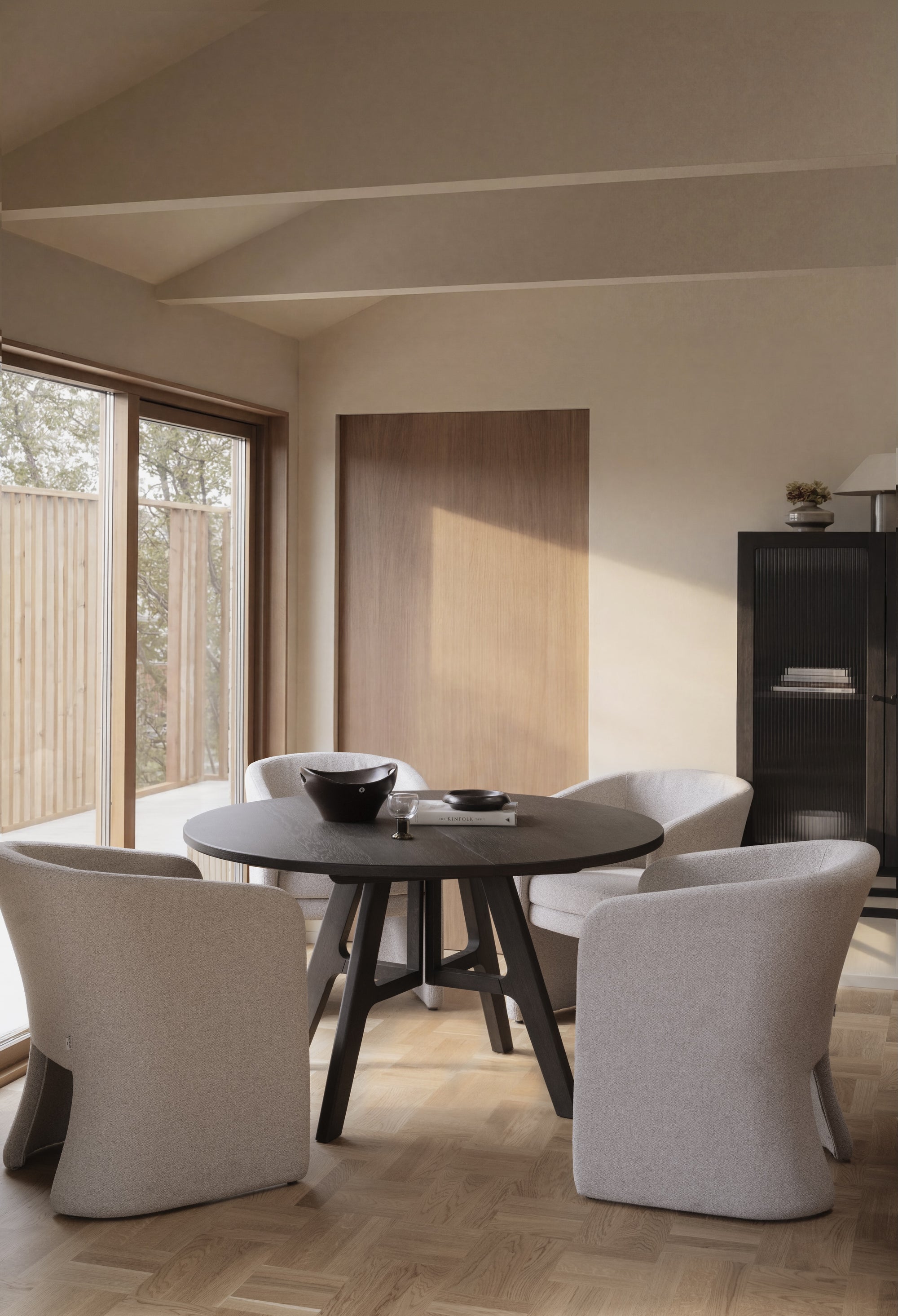 Polsterstuhl Boucle, beige