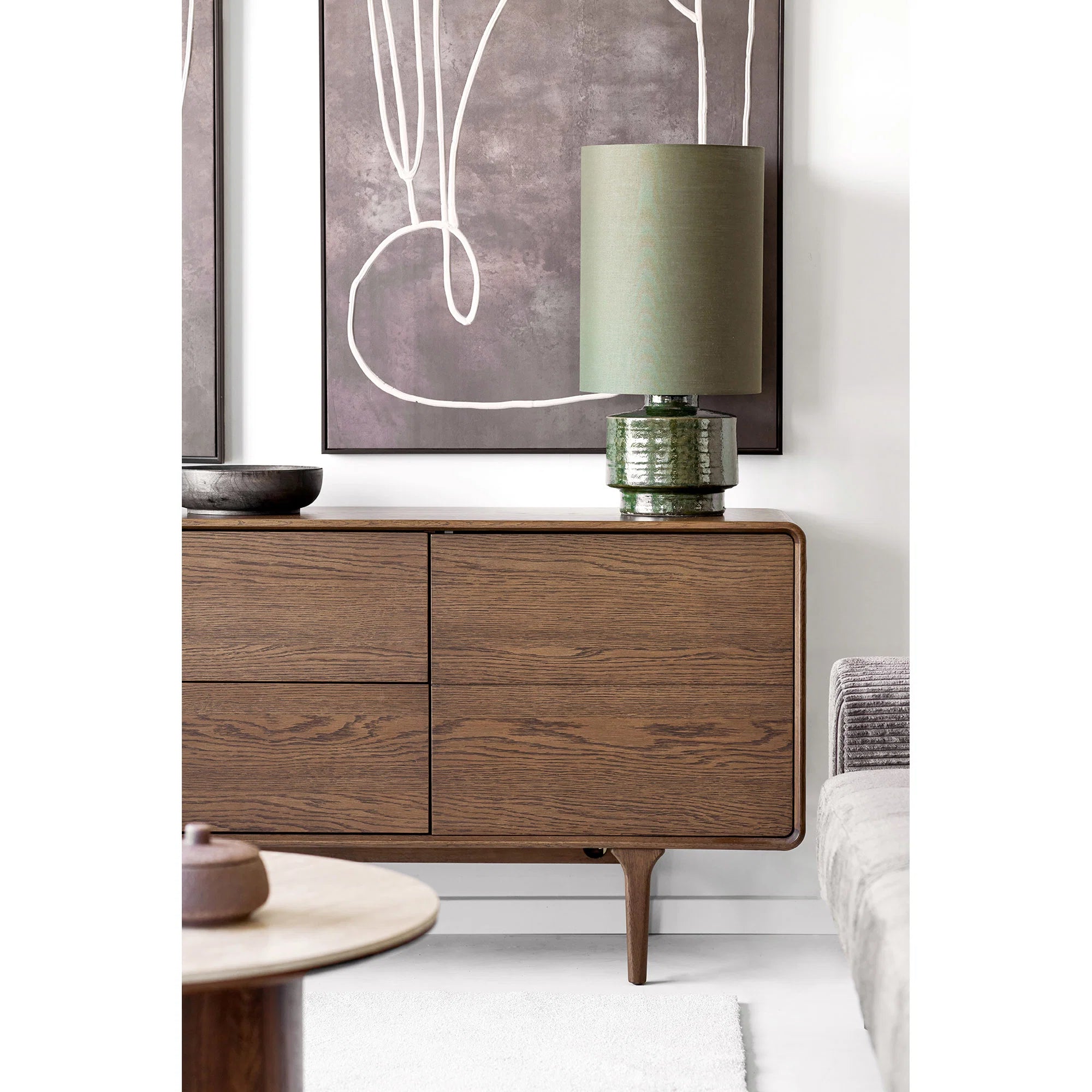 Sideboard Theseus, Eiche braun