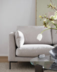 Ecksofa Corwin 3-Sitzer, hell-beige