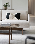 Coffeetable Marmor L135cm, braun