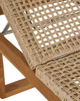 Sonnenliege Teak/Rattan