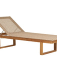 Sonnenliege Teak/Rattan