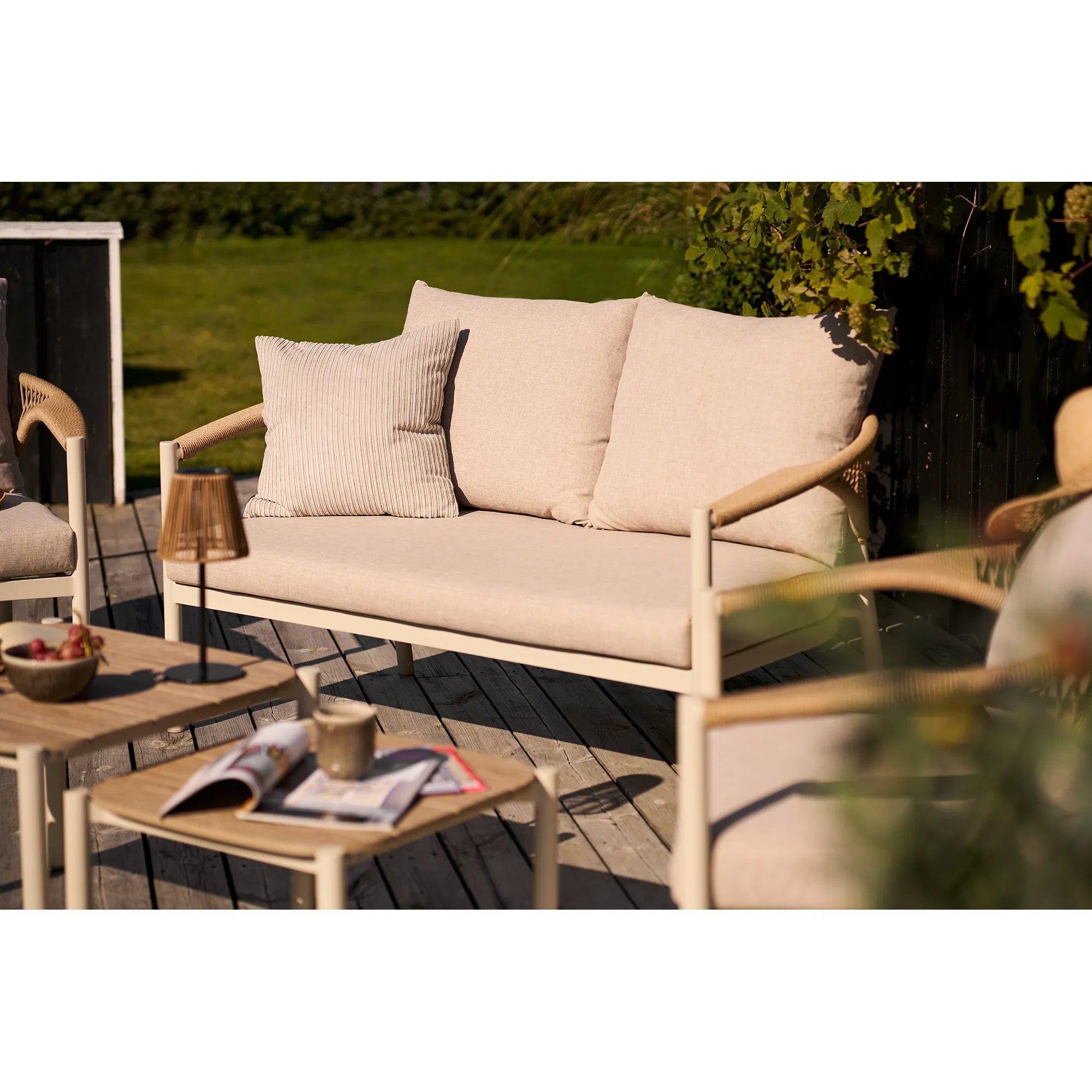 Loungeset Amari, sand/natur