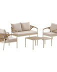 Loungeset Amari, sand/natur