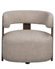 Loungechair beige, Eiche braun