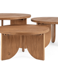 Coffeetable Teak 3er Set