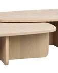 Coffeetable oval 90x60cm, Eiche hell