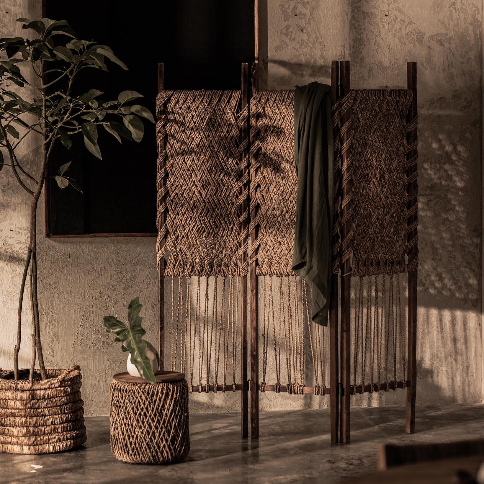 Raumteiler Teak | Abaca