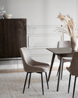 Polsterstuhl Stella, beige