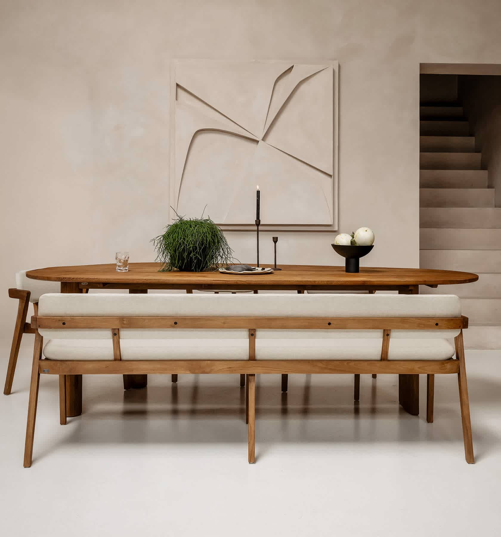 Esszimmer Sitzbank Nomad, creme