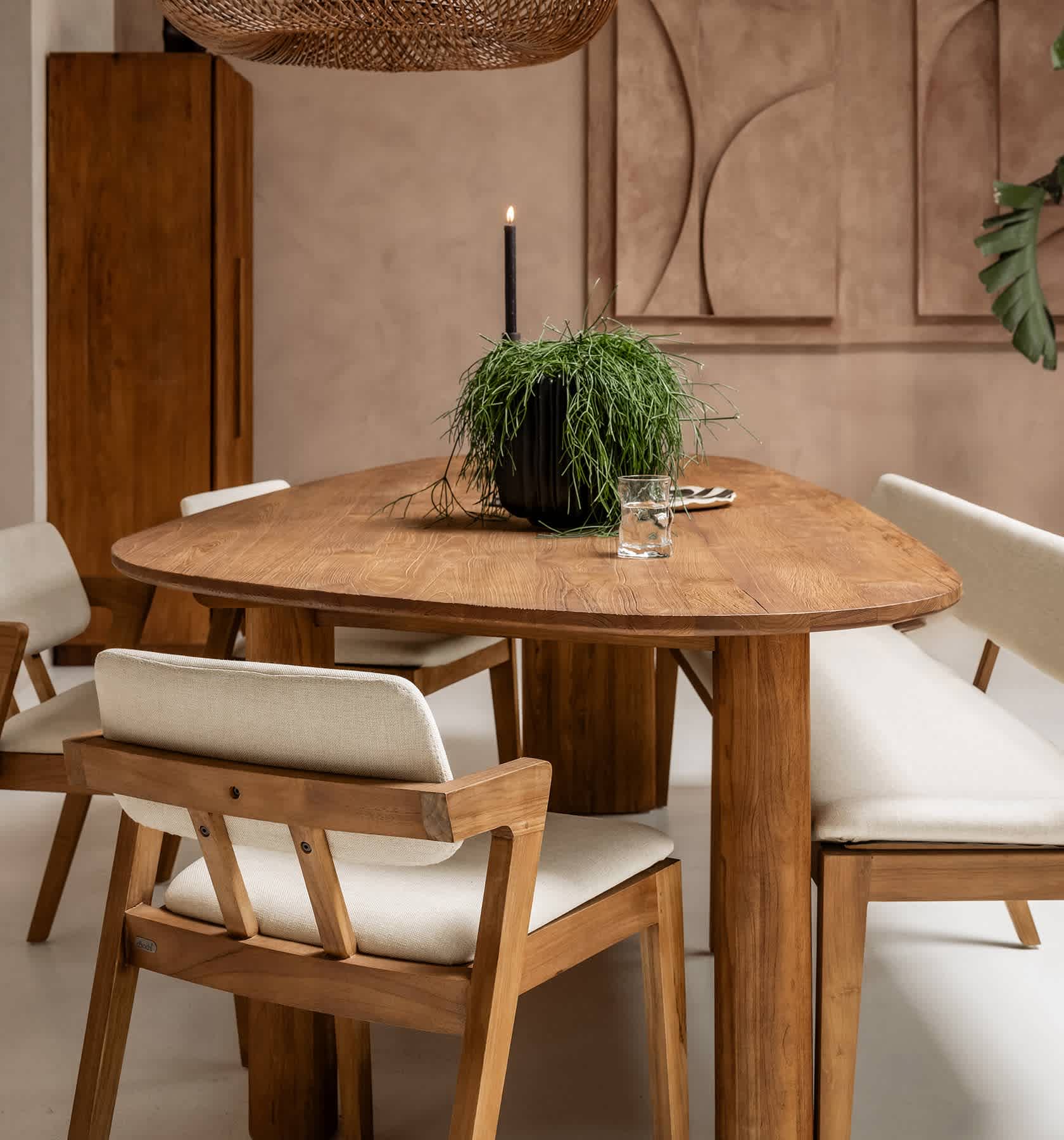 Esszimmer Sitzbank Nomad, creme