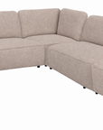 Große Ecklounge Boucle, beige