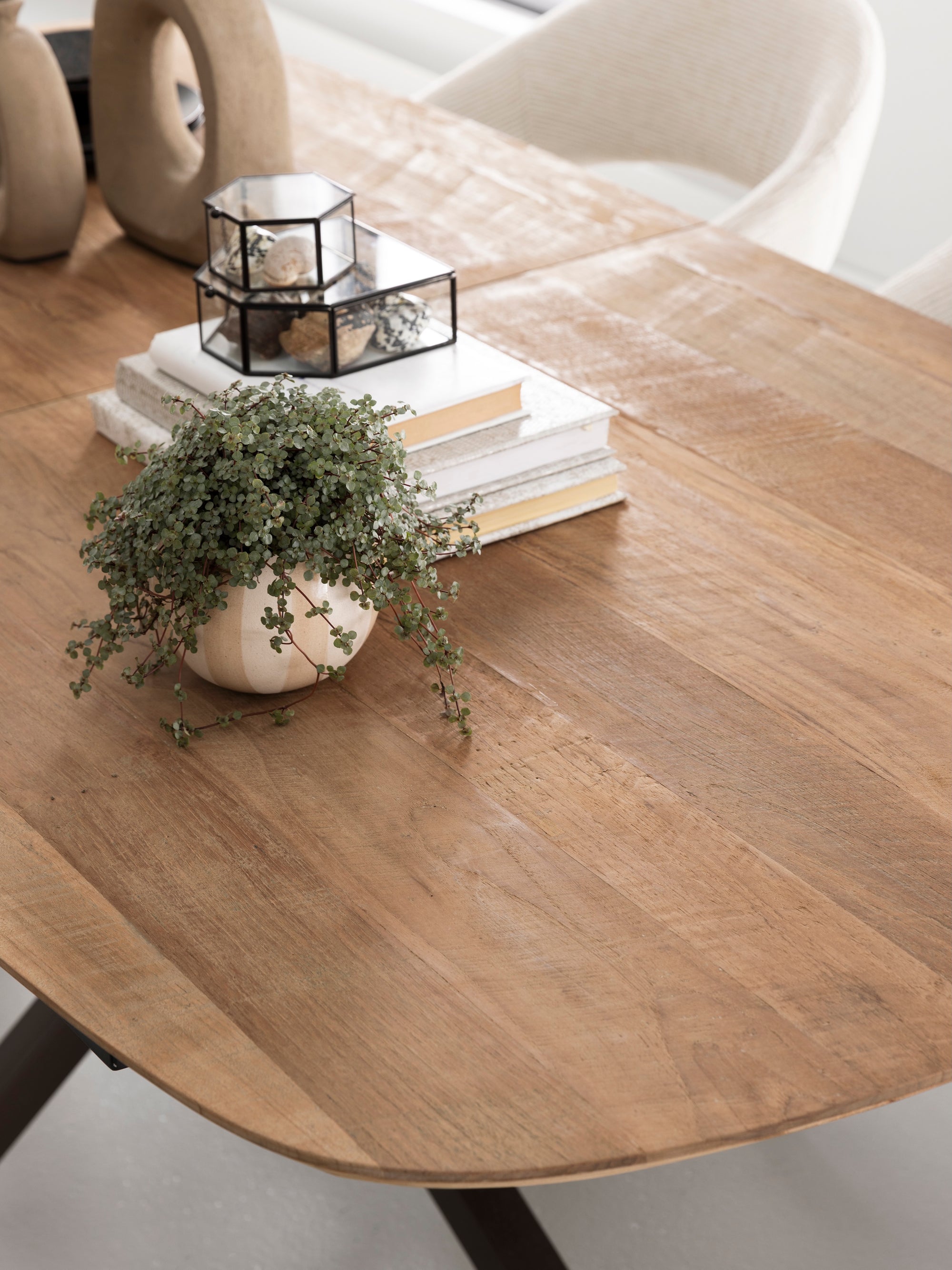Massivholztisch Teak, ausziehbar