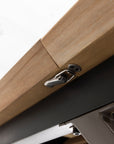 Massivholztisch Teak, ausziehbar