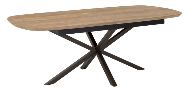 Massivholztisch Teak, ausziehbar