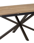 Massivholztisch Teak, ausziehbar